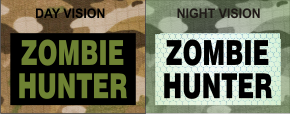 ZOMBIE HUNTER GREEN ON MAGIC BLACK NIGHT VISION