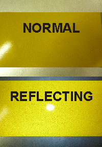 Reflective Vinyl 12x12 Sheet (Engineer-Grade)