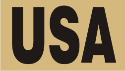 USA BLACK ON TAN PCX PATCH