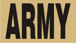 ARMY BLACK ON TAN PCX PATCH