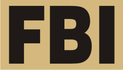 FBI BLACK ON TAN PCX PATCH
