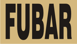 FUBAR BLACK ON TAN PCX PATCH