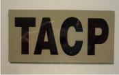 TACP 4 1/4 X 2 1/8 MAGIC BLACK ON TAN