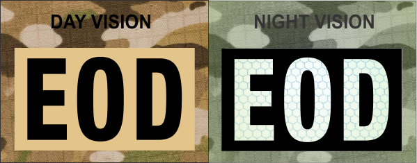 EOD IR Magic Black on Tan SolasX Patch