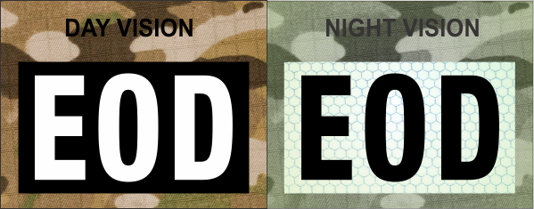 EOD White on IR Magic Black SolasX Patch