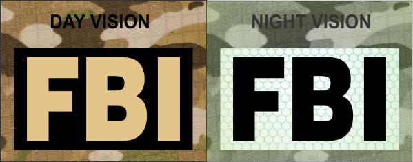  FBI Tan on IR Magic Black SolasX Patch