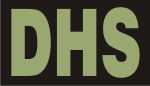 DHS GREEN ON BLACK PCX PATCH
