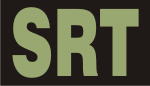 SRT GREEN ON BLACK PCX PATCH