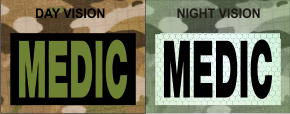 MEDIC GREEN ON MAGIC BLACK NIGHT VISION