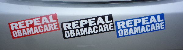 repeal obamacare bumper sticker all colors