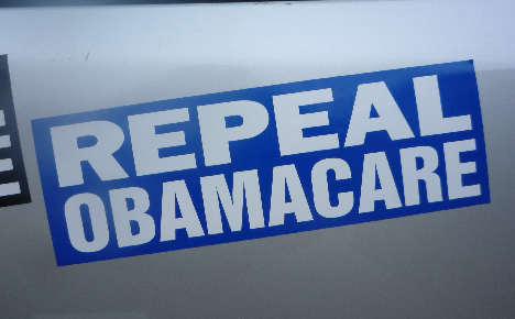 repeal obamacare bumper sticker blue