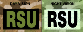 RSU IR PATCH OD GREEN ON BLACK