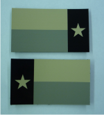 SET IR SOLAS TEXAS FLAG PATCHES