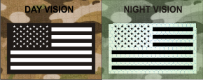 USA RIGHT WHITE ON MAGIOC BLACK NIGHT VISION