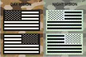 USA WHITE ON MAGIC BLACK SET NIGHT VISION