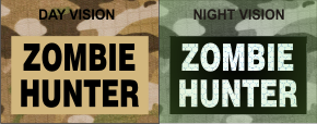 ZOMBIE HUNTER MAGIC BLACK ON TAN NIGHT VISION