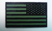 USA OD GREEN ON MAGIC BLACK 3 1/2 X 2 1/8