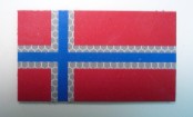 NORWAY RED PLUS BLUE ON SOLAS 3 1/2 X 2