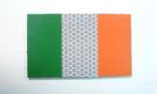 IRELAND GREEN PLUS ORANGE ON SOLAS 3 1/2 X 2 