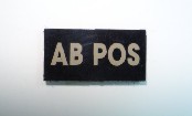 AB POS BLOOD TAN ON MAGIC BLACK 2 X 1