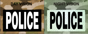 police white on magic black night vision
