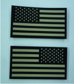 set of ir solas flag patches tan