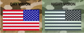 usa left red plus blue night vision