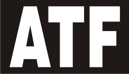 ATF WHITE ON BLACK PCX PATCH