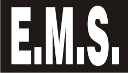 EMS WHITE ON BLACK PCX PATCH